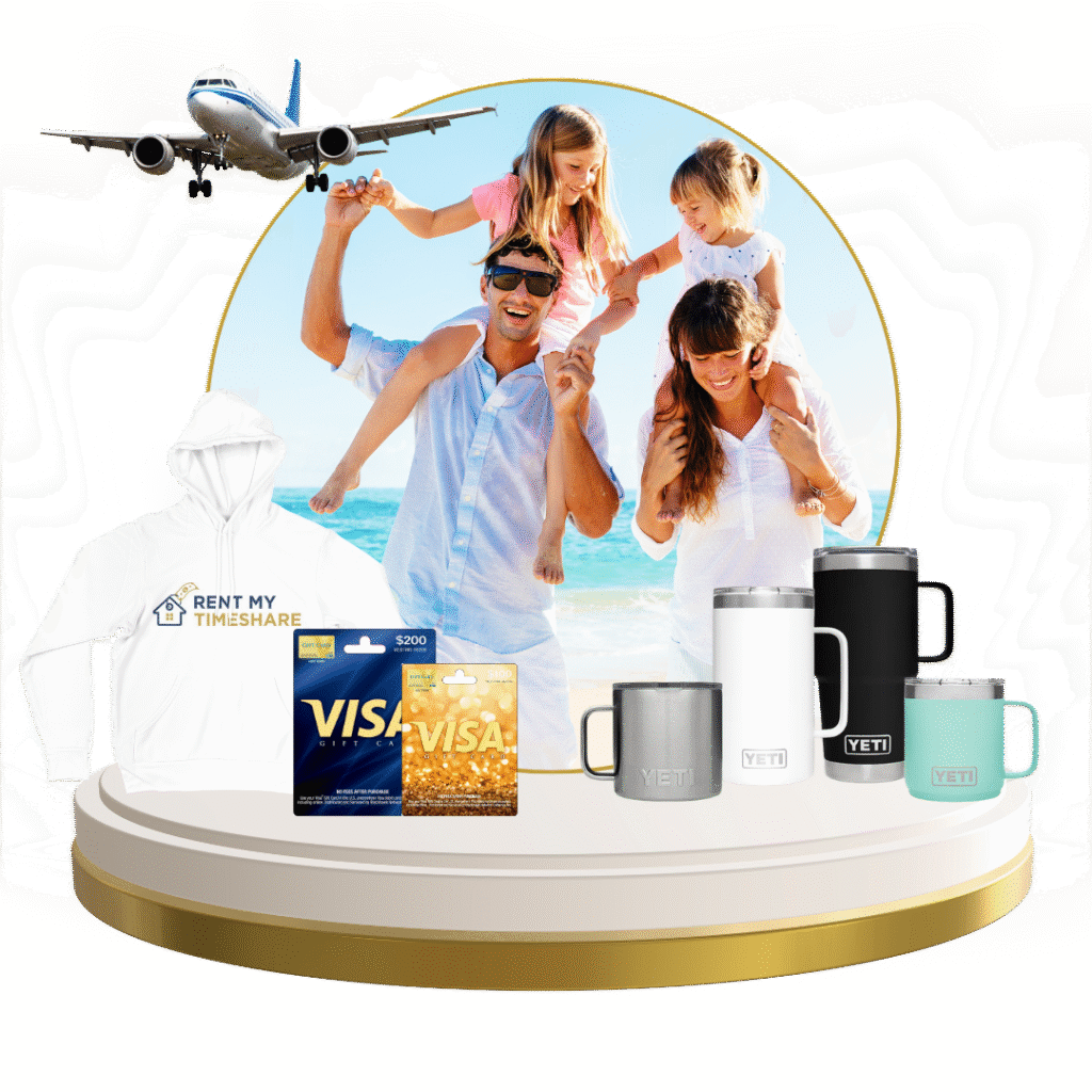 giveaway prizes from rent my timeshares